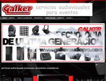 Tablet Screenshot of galker.es